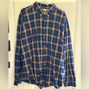 Plaid men’s Barbour button down shirt